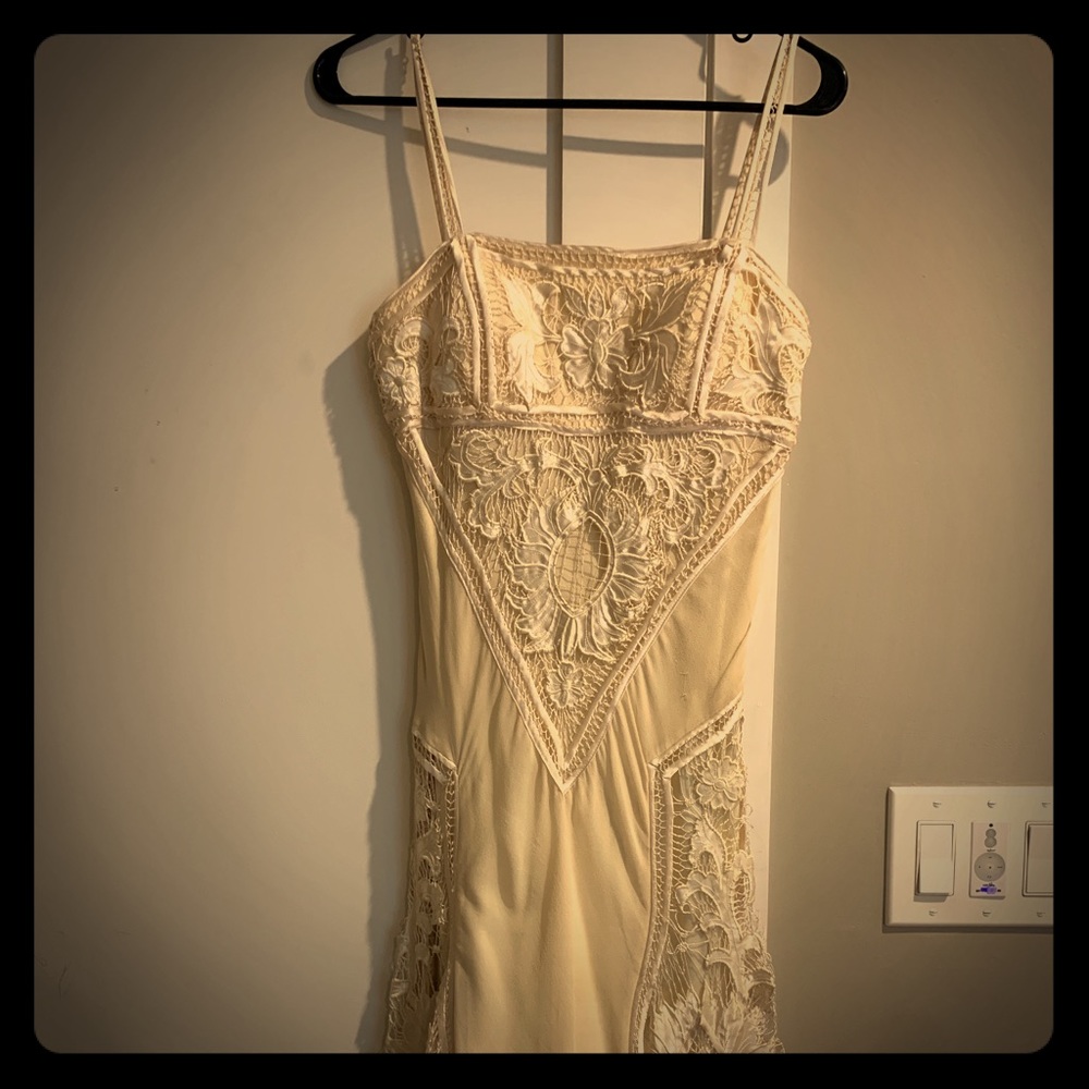 Sue Wong Lace Sheath Dress